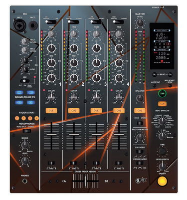Pioneer DJ DJM 800 Skin Rifter Orange